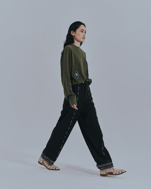 予約販売【27SS】クルーネックスウェット_ワッペン / Crew Neck Sweatshirt_Patch