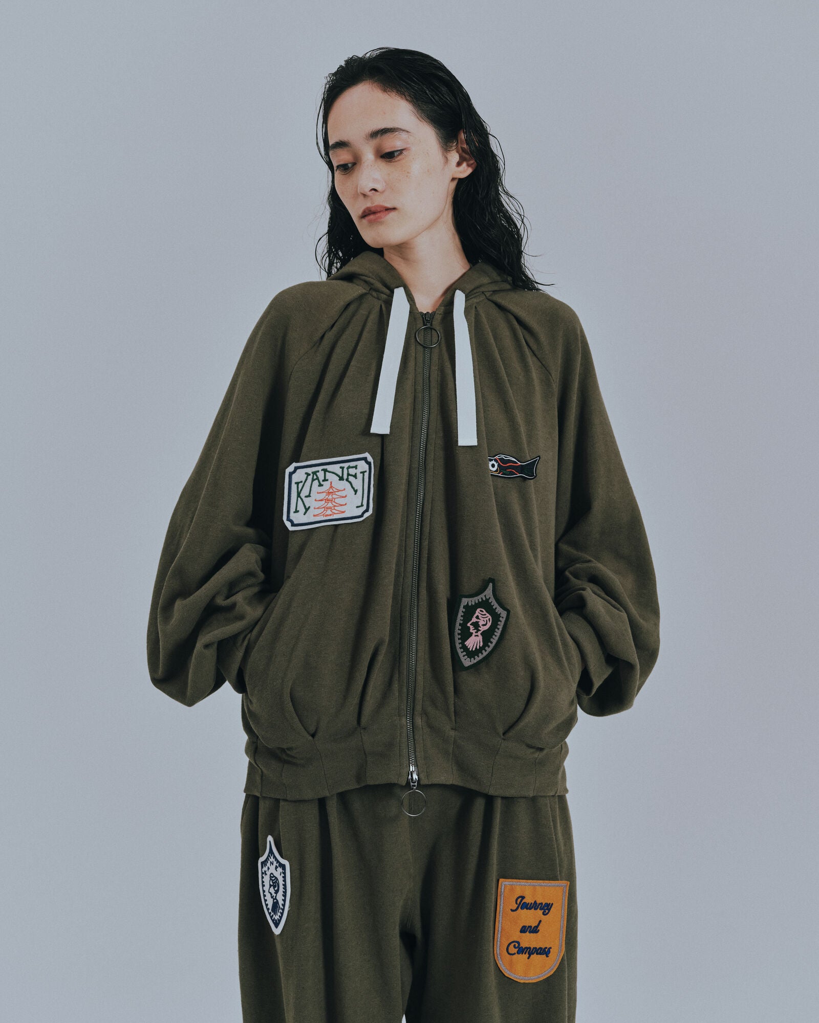 予約販売【27SS】フルジップパーカー_ワッペン / Zip Hoodie_Patch