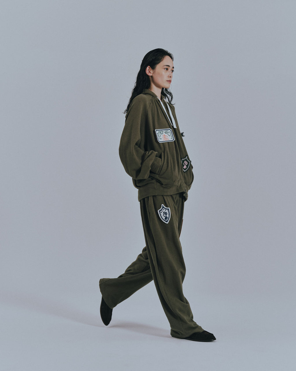 予約販売【27SS】スウェットパンツ_ワッペン / Sweatpants_Patch