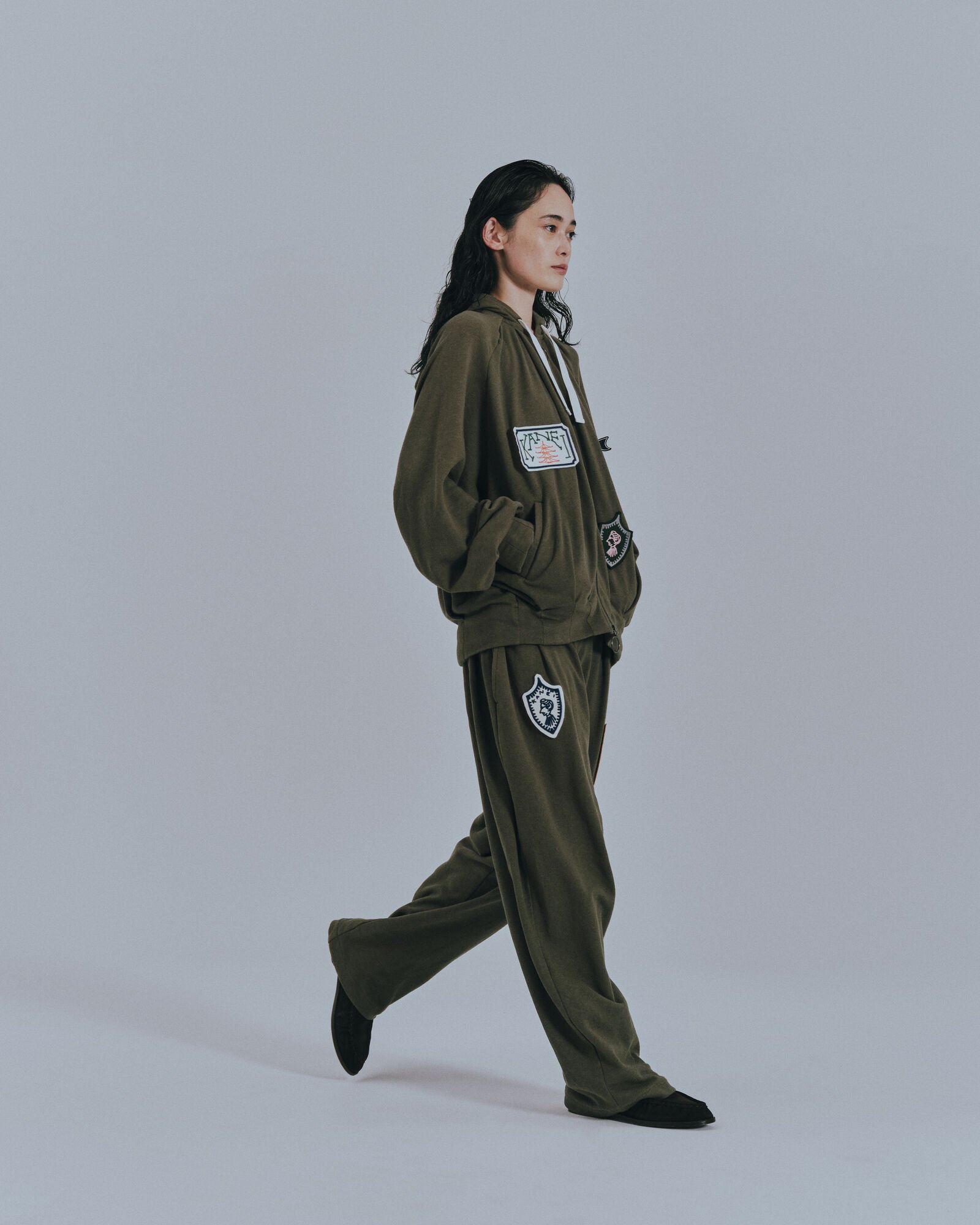 予約販売【27SS】スウェットパンツ_ワッペン / Sweatpants_Patch