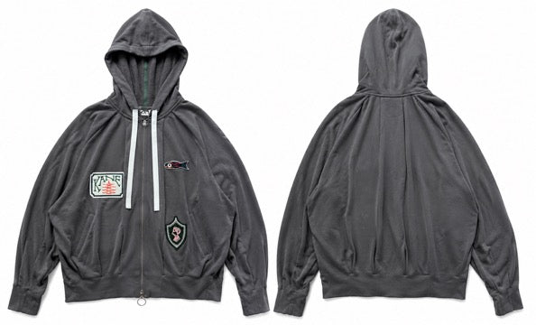 予約販売【27SS】フルジップパーカー_ワッペン / Zip Hoodie_Patch