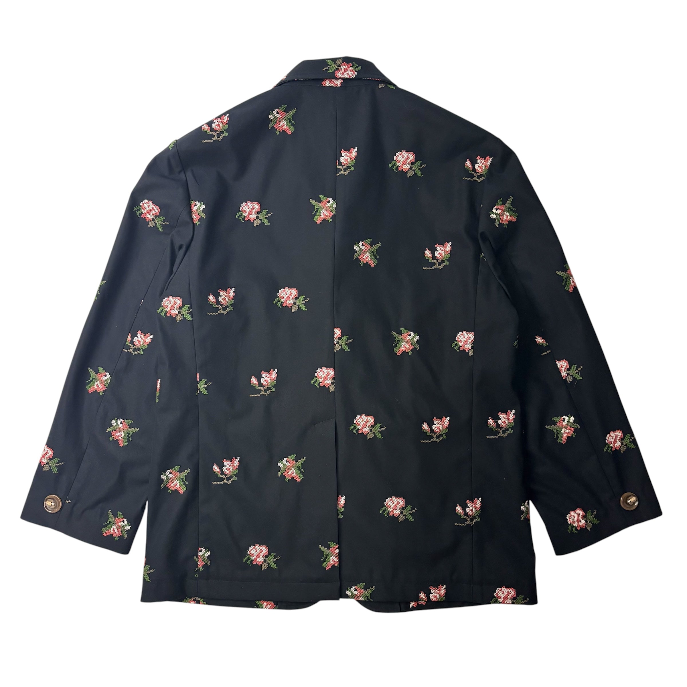 予約販売【27SS】一重ジャケット_原反刺繍（こぶし） / Unlined Jacket_Fabric Embroidery（Kobushi）