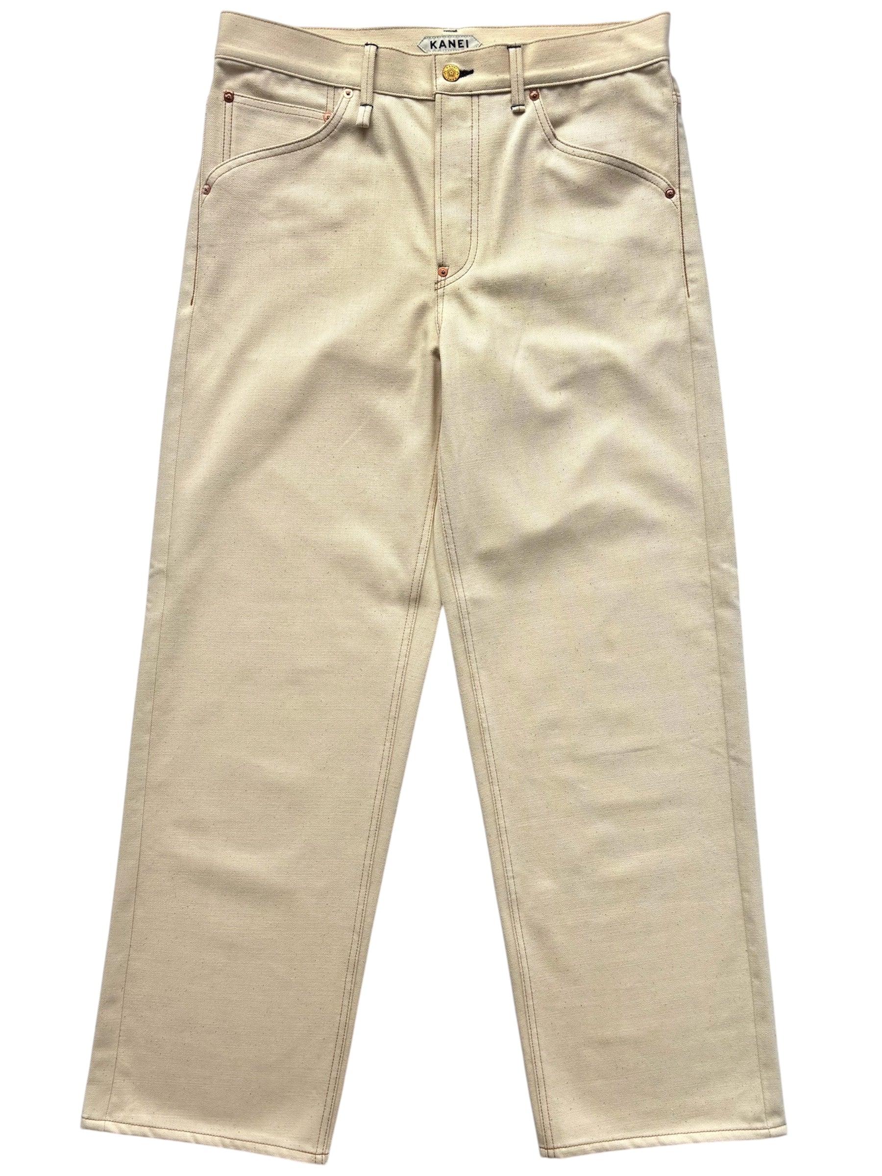 予約販売【継続品番】ホワイトデニムパンツ / White Denim Pants