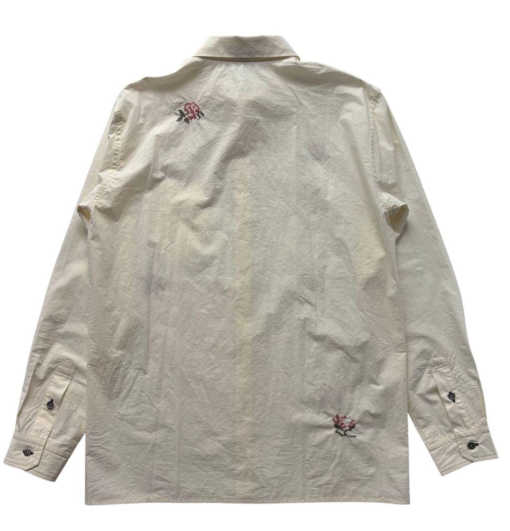 予約販売【27SS】KANEIシャツ_刺繍（こぶし） / KANEI Shirt_Embroidery（Kobushi）