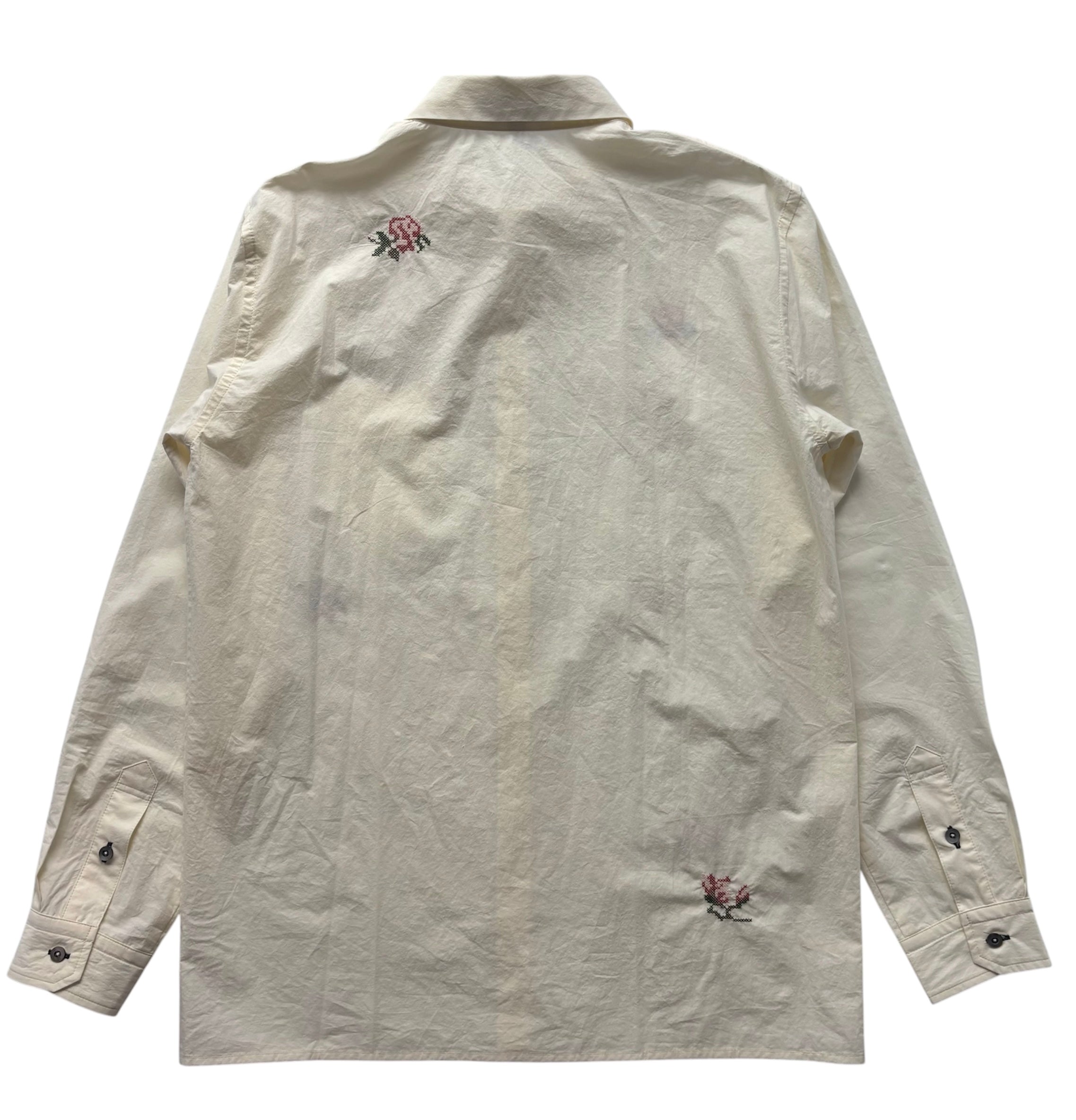予約販売【27SS】KANEIシャツ_刺繍（こぶし） / KANEI Shirt_Embroidery（Kobushi）